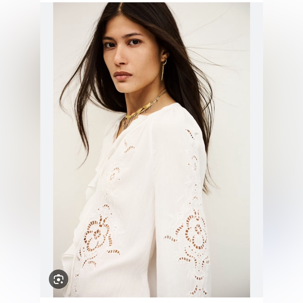 Ba&sh Omar blouse NWT 2 M - Picture 11 of 13